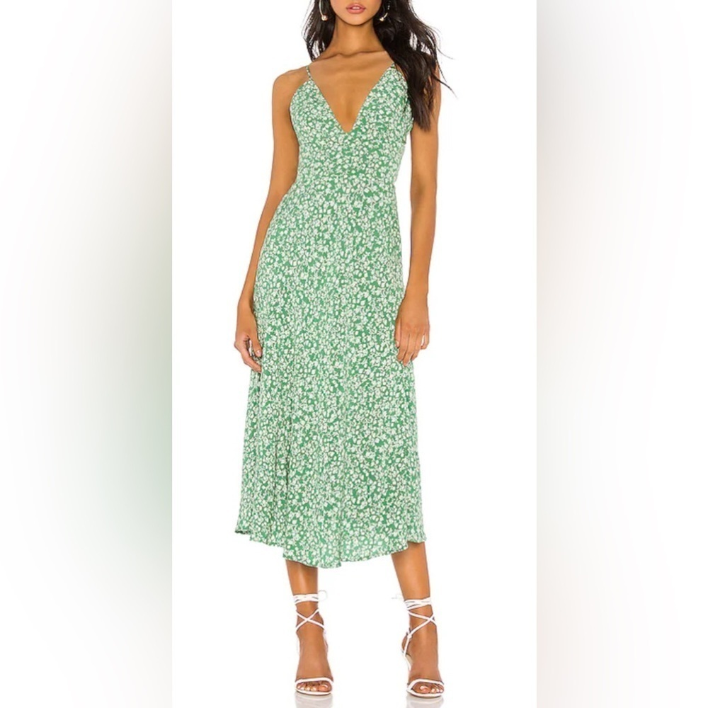 Lovers And Friends Heath Midi Dress In Lucky Floral Medium